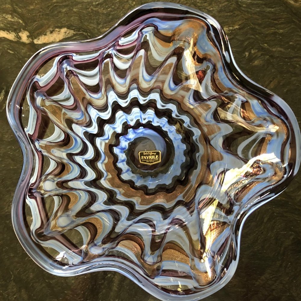 Dale Tiffany FAVRILE bowl